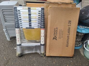 demir nerdivan: Telescopic Nərdivanlar, 3.2 metr hündürlüyündə — 2