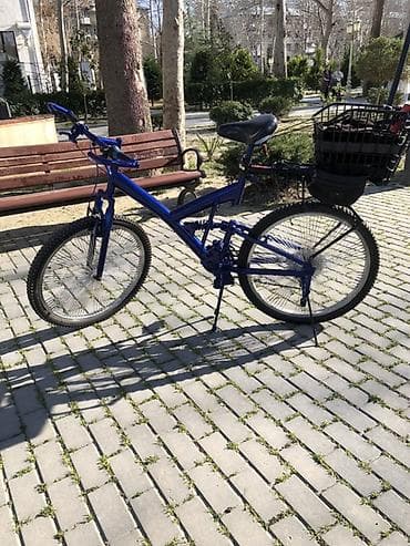 Mavi rəngli dağ velosipedi Almanya istehsalı - Çərçivə