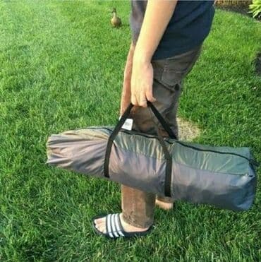 cadır qiymətləri: 4 nəfərlik aftomatik açılıb yığılan Çadır.Açılıb yığılması 20 saniyə — 5