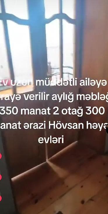 kiraye evler xalqlar: Hövsan qəsəbəsində həyət evi kirayə verilir. - Uzunmüddətli ailəyə. - — 1