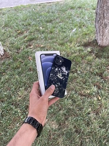 world telecom iphone x: IPhone 12, 128 GB, Qara, Zəmanət, Face ID, Sənədlərlə — 2