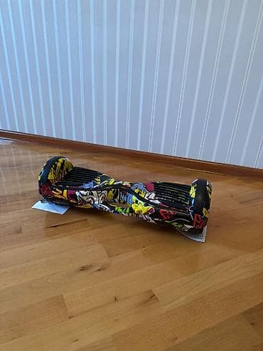 Smart balans skuter (hoverboard) – rəngli qrafiti dizayn