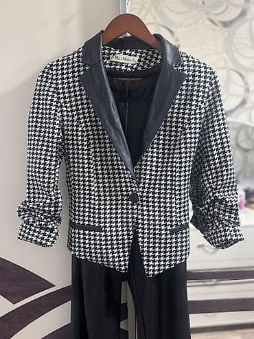 enli trapes salvar modelleri: MaxMara qadın dəsti S razmer qollari çetvert pencek voratnik deri — 1