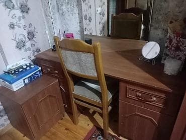 qrafin dəsti: Qonaq otağı və yataq otağı üçün mebel dəsti - Material: taxta — 3