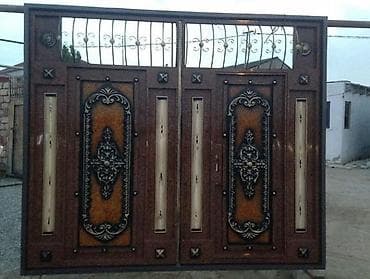 Döşəmə: Dəmir Həyət darvazası, Siyirmə, Qapı ilə, rəng - Qəhvəyi, Kredit yoxdur — 9