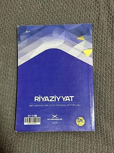 Книги и журналы: Məhsul: Riyaziyyat – Abituriyentlər üçün Tapşırıqlar Toplusu (2024) — 2