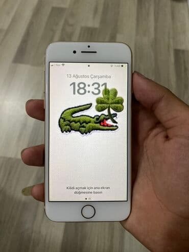 IPhone 8, 64 GB, Qızılı, Barmaq izi, Simsiz şarj