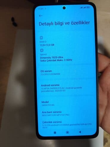 телефон fly fs526: Poco M7 Pro 5G, 256 ГБ, цвет - Зеленый, Отпечаток пальца — 1