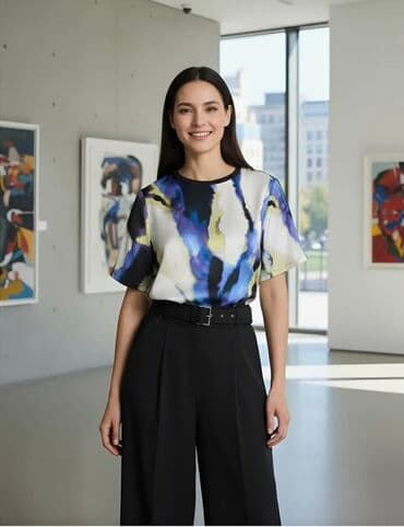 orus koynekler: Шелковая блуза размер S свободная-70 азн — 2