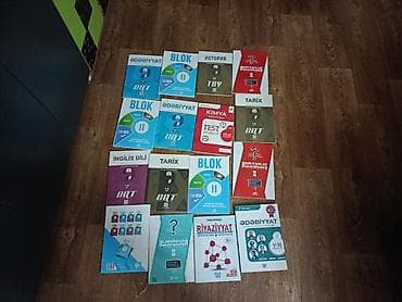 Abituriyentlər və məktəblilər üçün test və hazırlıq kitabları dəsti