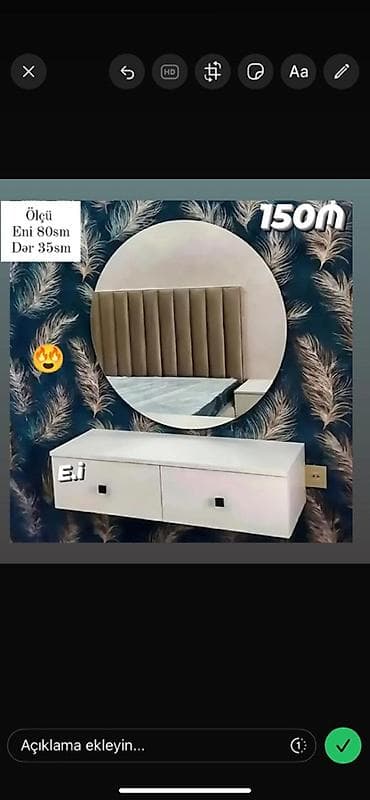 Güzgü Divar üçün, Dairə, Makiyaj üçün