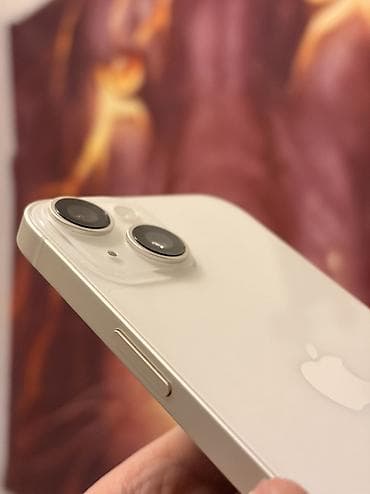 ayfon qulaqciq: IPhone 14, 128 GB, Starlight, Zəmanət, Simsiz şarj, Face ID — 2