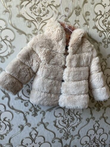 детские натуральные шубы: Пальто, Для девочек, 4 - 5 лет, Panda kids — 1