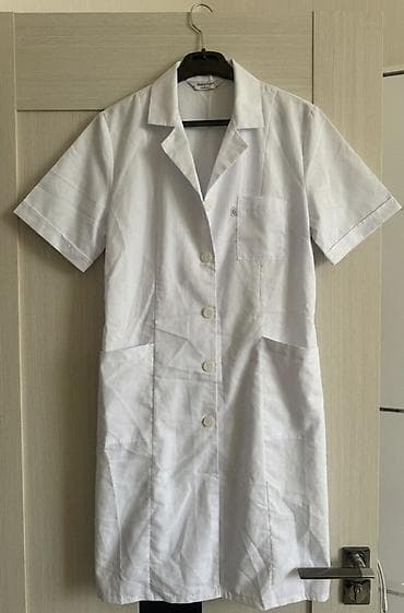 xalat turkce: MONOTIP Original qısaqoll laboratoriya/xalat köynəyi - Rəng: ağ - — 5