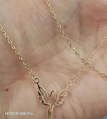 mirvari boyunbagi: Boyunbağı, Sarı qızıl, 585 Əyar, 137 g — 8