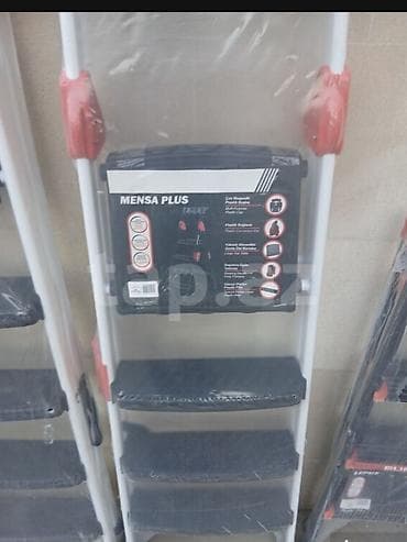 Mexaniki əl alətləri: Nərdivan “Dəvəçioğlu” – 3 pilləli, qatlanan məişət nərdivanı. - — 8