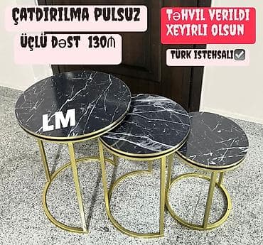 stolüstü nabor: Ziqonlar – Üçlü dəst - Qiymət: 130₼ - Şəhər daxili çatdırılma: pulsuz — 1