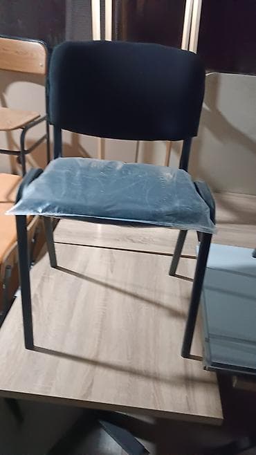 qonaq masası: Qonaq otağı üçün, Qatlanmayan, rəng - Qara Stul — 2