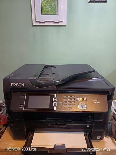 plansetlerin satisi: Epson WorkForce WF-7620 çoxfunksiyalı A3 inkjet cihazı Təcili satılır — 1