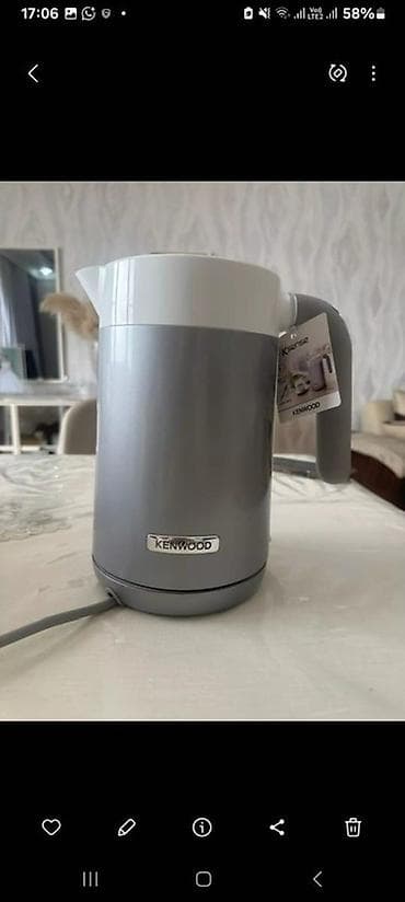Mətbəx texnikası: Elektrik çaydan Kenwood, 1 - 1.5 l, Yeni, Pulsuz çatdırılma — 3