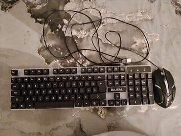 notebook cantalari: BAJEAL klaviatura və siçan dəsti - Tam ölçülü USB klaviatura — 2