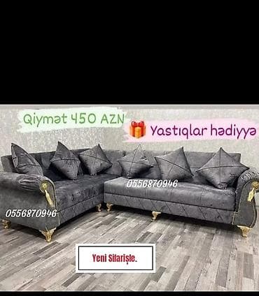 Künc divan, Yeni, Açılan, Bazalı, Parça, Şəhərdaxili pulsuz çatdırılma