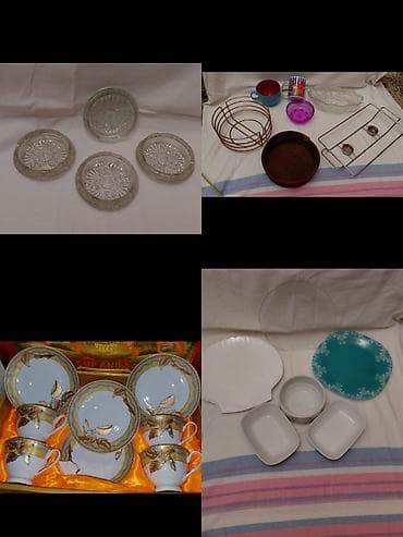 pakrival destleri: Mətbəx və servis üçün müxtəlif qab-qacaq dəsti və aksesuarlar toplusu — 2