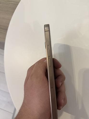 IPhone 16 Pro Max, 256 GB, Desert Titanium, Barmaq izi, Face ID