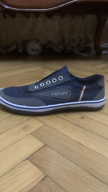 Kişi idman ayaqqabısı – “SPORT” yazılı model - Rəng: tünd göy (navy)