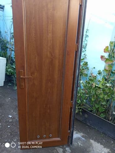 işlenmiş plastik pencereler: İşlənmiş Plastik qapı 80x205 sm Ödənişli çatdırılma — 1