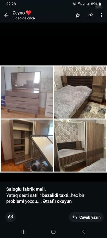 mdf satışı: *Saloglu fabrik mali.* Yataq desti satilir *bazalidi taxti.*.hec bir — 1