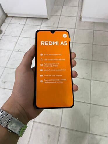 xiaomi modem qiymeti: Redmi A5, 128 GB, rəng - Qara, Barmaq izi — 2