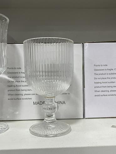 aboy ucuz: Qədəhlər, rəng - Ağ, Şüşə, 6 ədədli dəst — 2