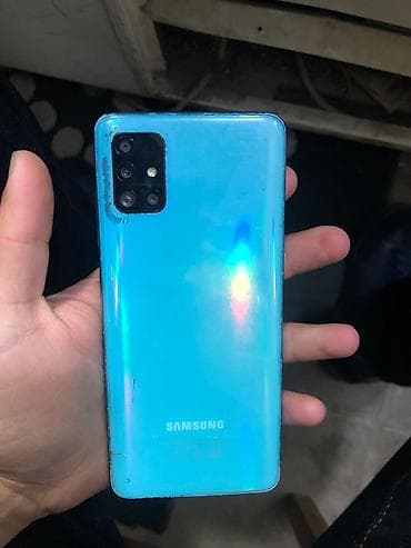 samsung a50 129 gb: Samsung Galaxy A51, 128 GB, rəng - Mavi, Barmaq izi — 1