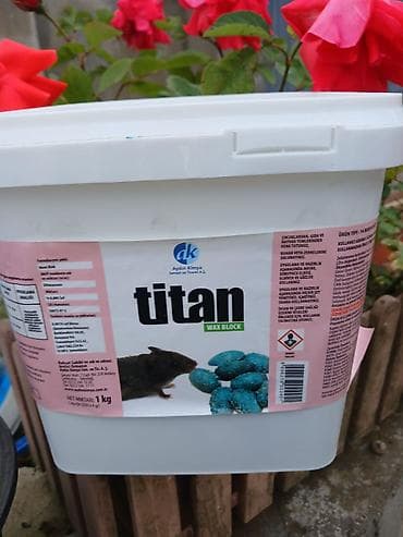 keci sutu: Titan Wax Block – siçan və siçovullara qarşı pelet/vaks blok yem - — 1