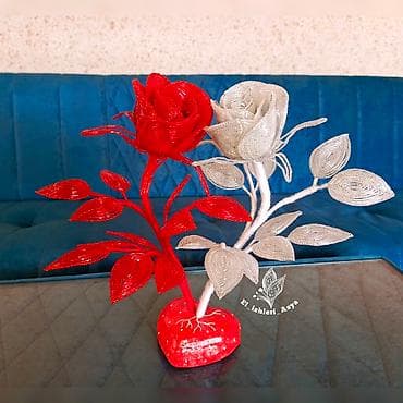 8 mart gullar: GÜLLƏR Muncuqdan el ishi/sifarishle hazirlanir/daimi solmayan özel — 6