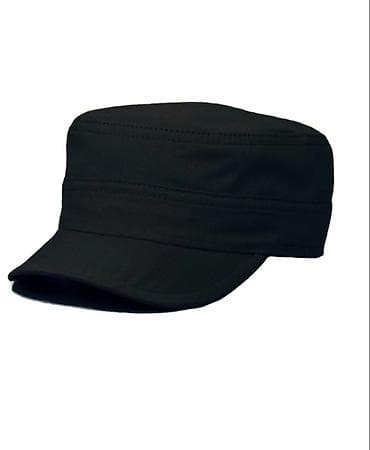 qara kepka: Klassik “cadet” stili papaq - Model: Cadet/army tipli küt başlıq və — 1