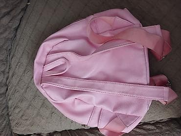 Məktəb çantaları: Məhsul: Qız üçün çəhrayı bel çantası - Material: yumşaq teksturalı — 2