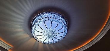 Tekstil: Led Çılçıraq, 4 və daha çox lampa, Xrustal — 2