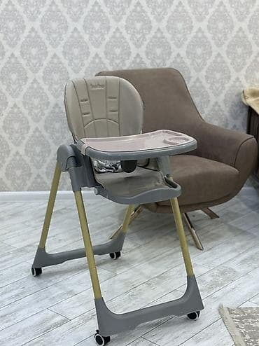 pive set: Uşaq yemək stulu - Rahat, yumşaq oturacaq və yüksək arxa dayaq – — 3