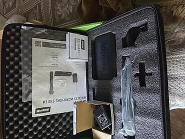 ucuz maqintafon: Yeni Simsiz (Bluetooth) Mikrofon Shure, Ünvandan götürmə — 5