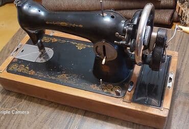 duz tikiş maşını: Tikiş maşını İşlənmiş,Mexaniki, 2 saplı Ünvandan götürmə — 4