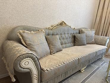 Sifarişlə mebel: Klassik divan, 5 nəfərlik, Bazasız, Taxta, Azərbaycan — 5