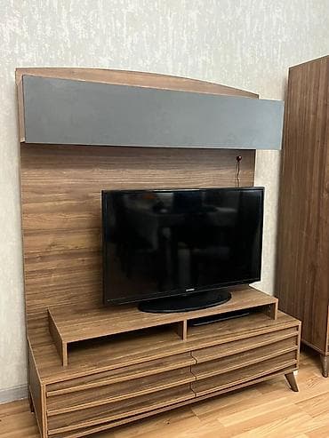 Qonaq otağı üçün mebel dəsti - Material: ağac teksturalı — 2