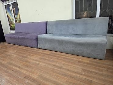 ofis ucun divan: Ofis və gözləmə zonası üçün mebel dəsti - 2 ədəd yumşaq oturacaq — 1