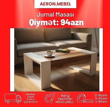 masa: Düz masa, Açılmayan, Təkərsiz, Zəmanətsiz — 1