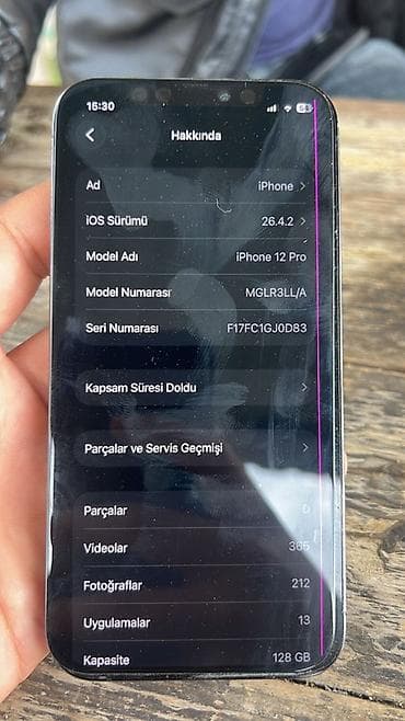 note 8 kabro: IPhone 12 Pro, 128 GB, Göy, Face ID — 3