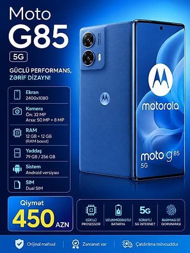 mp: Motorola 256 GB, rəng - Mavi, İki sim kartlı — 1