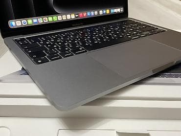 macbook m2 pro: Apple MacBook Pro 13" (Silver)– M2 çipi ilə 95% pil ideal vəziyyətdə — 5