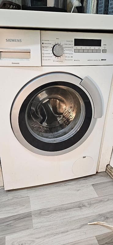 Məişət texnikası: Paltaryuyan maşın Siemens, 6 kq, İşlənmiş, Avtomat, Qurutma var, Kredit yoxdur, Ünvandan götürmə — 1